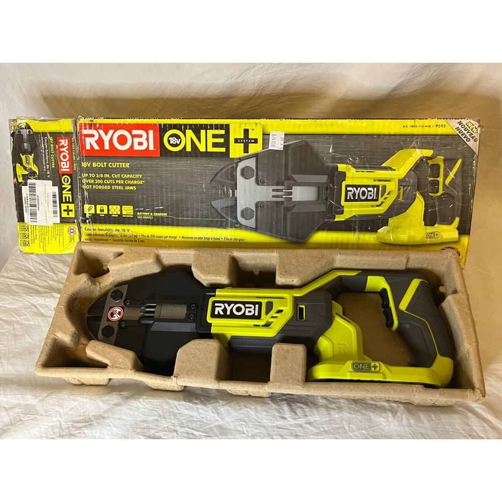 Ryobi One+ 18V Cordless Bolt Cutters (Tool Only) P592 Open Box
